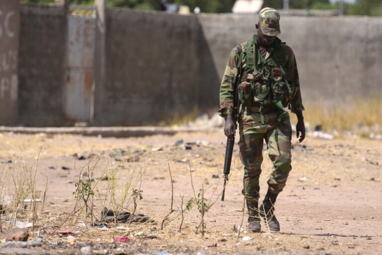 Militaire SÃ©nÃ©galais (Photo illustrative)