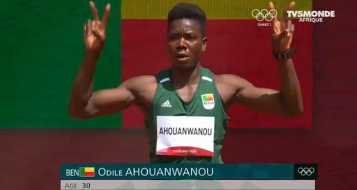 La spÃ©cialiste bÃ©ninoise du heptathlon, lâ€™athlÃ¨te Odile Ahouanwanou