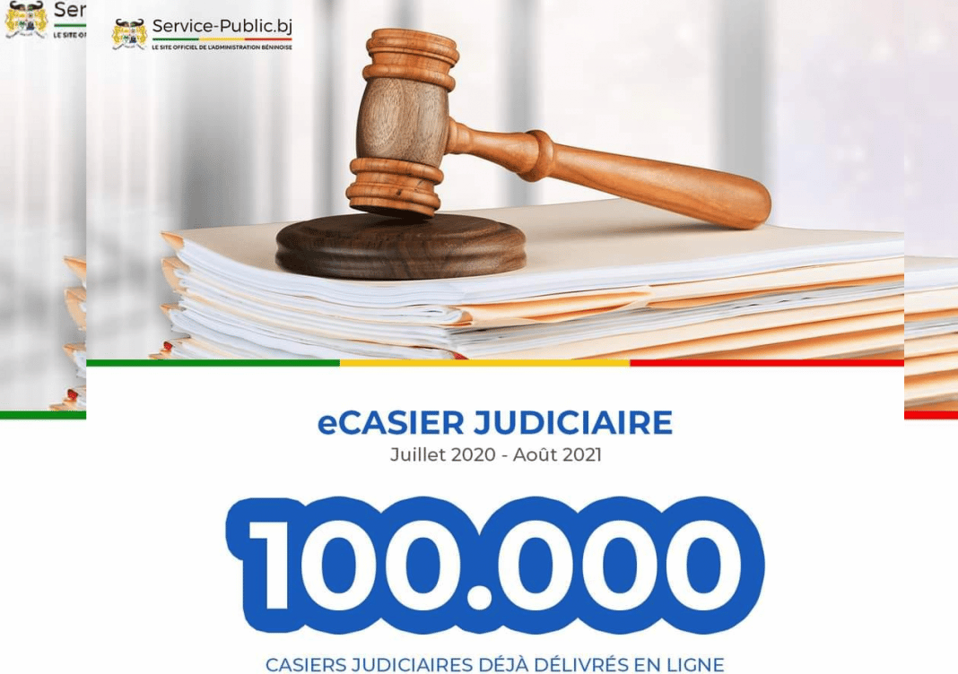 BÃ©nin : Plus de 100.000 casiers judiciaires dÃ©livrÃ©s en un an via « service-public.bj »