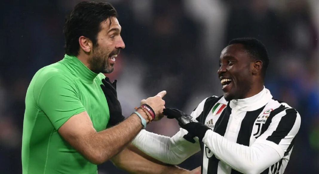 Gianluigi Buffon et Kwadwo Asamoah