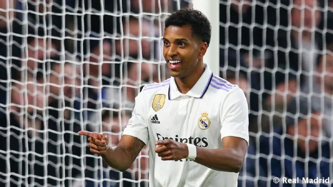 Rodrygo avec le maillot du Real Madrid