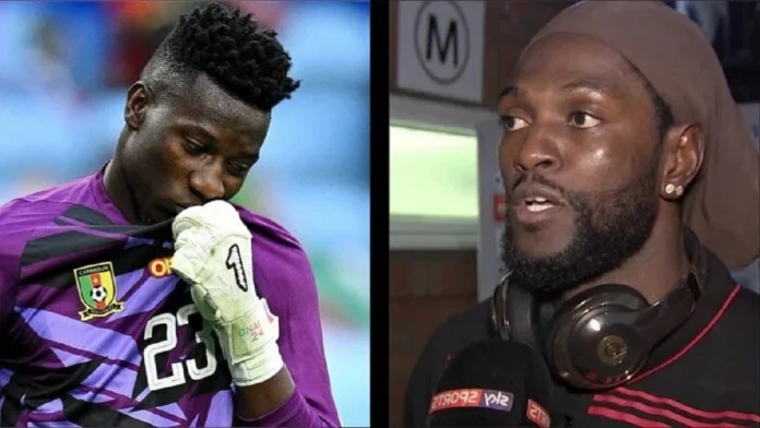 AndrÃ© Onana et Emmanuel Adebayor