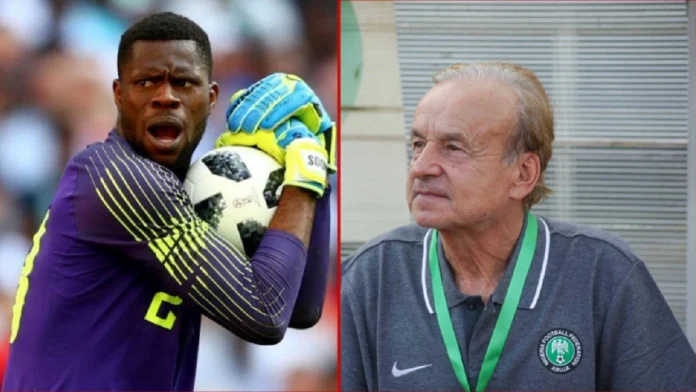 Francis Uzoho et Gernot Rohr