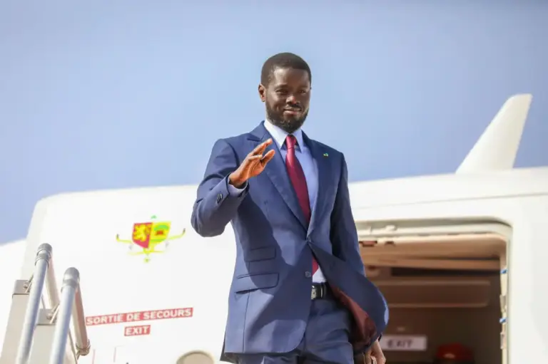 Le prÃ©sident du SÃ©nÃ©gal, Bassirou Diomaye Faye