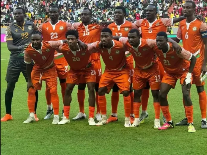 Des joueurs du Niger