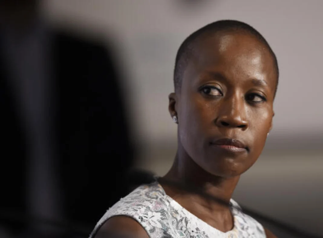 Rokia TraorÃ© Ã  Cannes. LOIC VENANCE / AFP