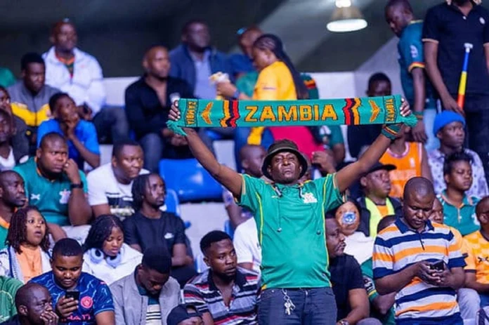 Des supporters zambiens